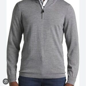 Joseph Abnoud Men’s Wearhouse Pima Cotton Sweater Zipper Sz 2XL